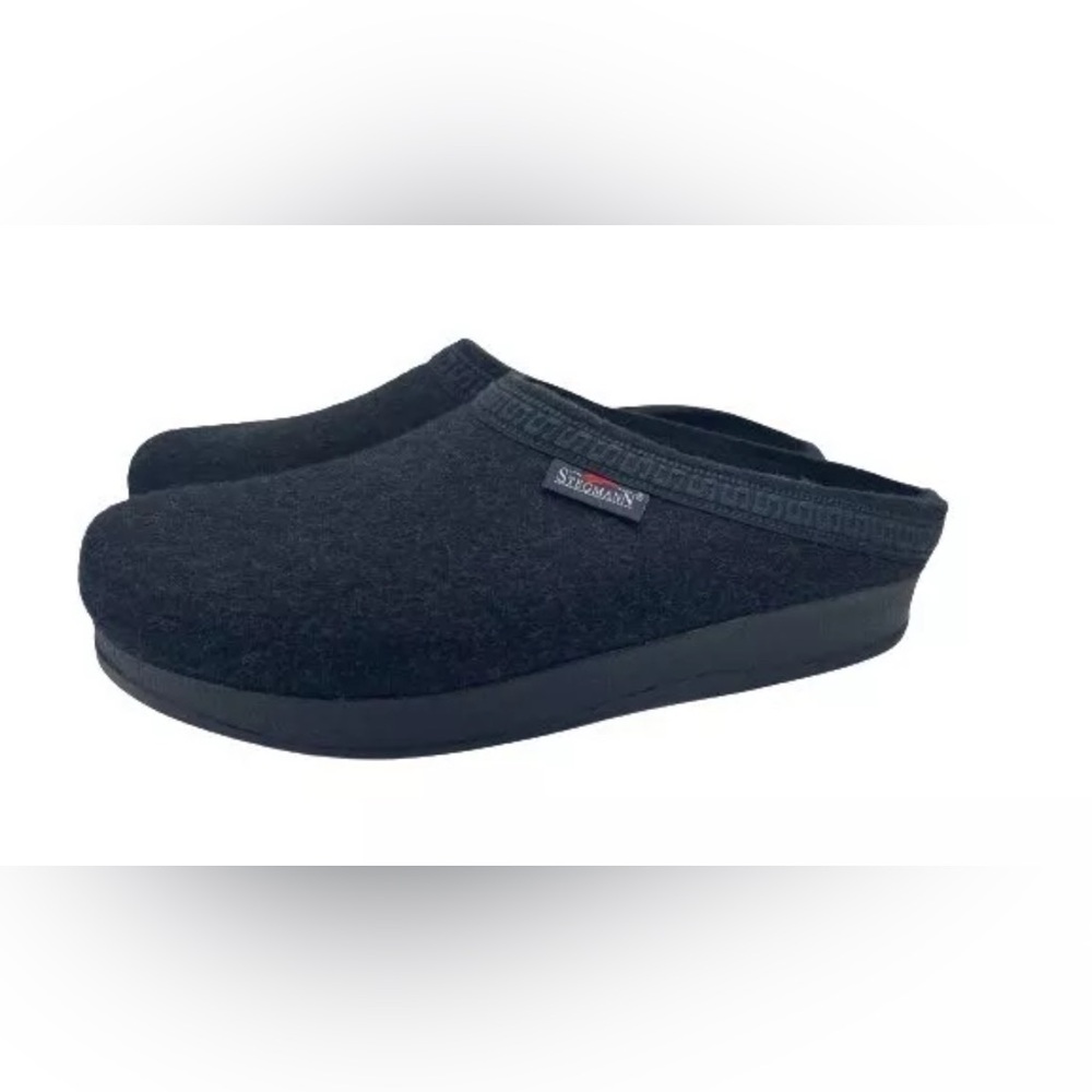 Stegmann Men's Wool Clogs Poly Sole Graphite Size 12